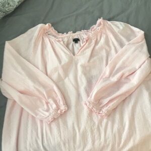 Pink cotton blouse. Like new